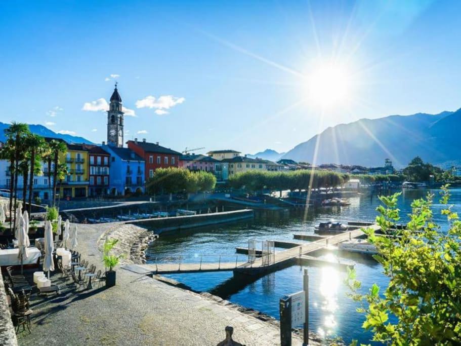 דירות Ascona: Residenza Sabrina,App 2.5 Locali E Piscina מראה חיצוני תמונה