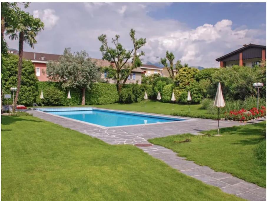 דירות Ascona: Residenza Sabrina,App 2.5 Locali E Piscina מראה חיצוני תמונה